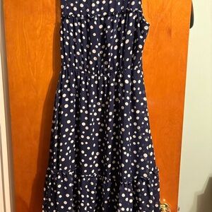 Chetta B Blue Halter Sundress Casual